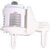 Generic Pannello di scarico WC in plastica, pulsante pneumatico a doppio scarico per sciacquone nascosto, meccanismo di scarico a risparmio idrico, pulsante per serbatoio nascosto per bagno, professionale e