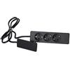 Schulte 151000156100 - Spina Schuko Evoline, colore: Nero