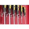 Sogi Set 10 Pz Ganci in Acciaio per Pannello da Muro Porta Utensili Attrezzi X2-13 X2-D-10