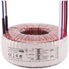 Lumonic trasformatore toroidale 50VA 2x24V per sistemi audio, industriali, alogeni e a binario - tensione di ingresso 230V - tensione secondaria 48V - modello RTO-826023