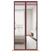 TYSGFA Porta con zanzariera magnetica - Protezione dagli insetti con potenti magneti e nastro magico di facile installazione(Coffee color,90X220CM)