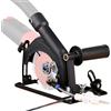 Generic Supporto per tagliapiastrelle, supporto per smerigliatrice angolare, Base porta in metallo, per smerigliatrice flessibile multifunzionale, antiscivolo e stabile per la lavorazione dei me