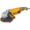 Ingco Ag24008e Smerigliatrice Angolare Levigatrice Spazzola Metallica Lucidatrice Utensile Da Taglio 230 Mm 2400 W