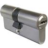 IBFM Cilindro di Sicurezza cromato con Chiave da Cantiere IBFM 2306 40 + 80 MM 120 con 5 chiavi padronali
