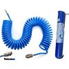 Di Tutto Per Tutti® - Tubo Aria Compressa 10 Metri a Spirale Attacco Rapido 1/4 Raccordo flessibile