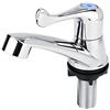 Fdit Rubinetto lavabo singola maniglia acqua ugello acqua fredda rubinetto G1/2 placca per bagno stanza di riposo per vasca da bagno, Tail handle