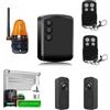 IDOR STORE KIT BASE PER AUTOMATIZZARE UN MOTORE SERRANDA AVVOLGIBILE AUTOMAZIONE GARAGE CON N°1 Centralina universale con tasti manuali + 2 RADIOCOMANDI + LAMPEGGIANTE A LED + COPPIA DI FOTOCELLULE