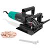VONROC Fresatrice Lamellare 900W, 11000 giri/min, Giunzioni Invisibili, Regolazione Angolo 0-90°, Include 50 Biscotti, Sacchetto Polvere