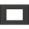 VIMAR EIKON PLACCA CLASSIC 3 MODULI REFLEX COLORE ANTRACITE 20653.42