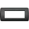 Vimar serie idea - Piastra rotonda 5 modulo nero