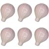 generic 6 pomelli in ceramica rosa chiaro, maniglie moderne per cassettiera, pomelli decorativi per cassetti con viti per armadi, ante di mobili e progetti fai da te per la casa
