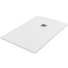 BB BuyBath Piatto doccia in resina colore bianco 80x150 cm con griglia e piletta - Showey