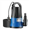 Wiltec Pompa sommersa 400 W, pompa per acque reflue con portata max 6000 l/h, pompa a immersione, prevalenza max 7 m
