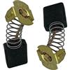 Generisch 2 spazzole di carbone per motore Einhell TE-DH 1027 martello perforatore 6,5 x 13,5 x 17 mm