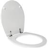 IDROTOP Copriwater dedicato per HATRIA NIDO legno POLIESTERE pregiato cerniera inox