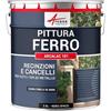 ARCANE INDUSTRIES Vernice Metallo Antiruggine Esterno ARCALAC 101 - Protezione Duratura Ferro e Acciaio, Applicazione Diretta sulla Ruggine - 2,5 L Nero Opaco - RAL 9005