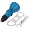 Fictory Adattatore per Rivettatrice Elettrica, Accessori per pistole elettriche professionali per rivetti a batteria Utensile per inserti adattatore per trapano a ribattino per Avvitatore a Batteria o Trapano