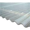OEM Vetroresina Ondulata in Rotolo colore Neutro Altezza 100 cm lunghezza 30 Mt
