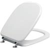 Generico Made in Italy Sedile Copriwater Compatibile per Tesi Ideal Standard, Colore Bianco