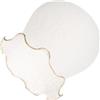 Moluckfu Paralume in Vetro Bianco Per Lampada a Sospensione E Applique Paralume Di Ricambio Facile Da Montare Design Trasparente Accessorio Per Lampadario E Lampade Da Tavolo