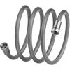 GUIPENG Tubo flessibile for doccia intrecciato in nylon da 1,5 m, prolunga for tubo da bagno, tubo dell'acqua universale G 1/2, accessori for il bagno(1.5m gray)