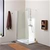 Kiamami Valentina - Box Doccia Walk-In 120 Cm In Cristallo Trasparente Da 8 Mm