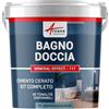 ARCANE INDUSTRIES Microcemento bagno e doccia: microcemento impermeabile - 5 m² (in 2 strati) Grigio Bluastro Anatra - ARCANE INDUSTRIES