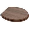 Kiamami Valentina - Asse Wc Universale In Mdf Effetto Legno Rovere Fumo
