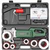 CHIMHOON Set di utensili elettrici, filettatura con taglio, filettatura elettrica, 6 forme 1/2, 3/4,1,1-1/4, 1-1/2, 2
