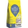Saint-Gobain weberdry elasto1 top Impermeabilizzante elasto-cementizio monocomponente, grigio, 5 kg