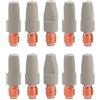 JWFBDB 2/5 pezzi, punte di contatto for saldatura 36KD, nuovo rivestimento protettivo, punta ugello M8 da 30 mm, parti for utensili for saldatura da 0,8/1,0/1,2 mm(1.2mm,2PCS)