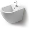 Kiamami Valentina - Bidet Sospeso Rotondo In Ceramica Colore Bianco | Folk