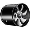 Fangxuee Aerazione del Tubo Metallico 'Aria Ventilatore WC Ventilatore Della Conduttura Nero