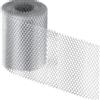 BBTISG Protezione per Grondaia in Alluminio Lunghezza Rotolo 6m In Alluminio Espandibile per Grondaie Filtro per Evitare Che Foglie o Detriti si Intasino Pluviali (larghezza 150mm)