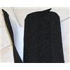 Black music Moquette adesiva liscia da 70x140 cm di colore nero