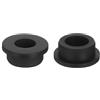 QUARKZMAN 2 Pezzi Occhielli in Gomma 27mm Foro di Perforazione, Passacavi Guarnizione 18mm ID Gommini Passacavo Scrivania Nero Siliconica per Tappo Organizzare Filo Cablaggio Casa Auto
