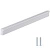SANJIAOJIA Maniglia per Mobili in Alluminio,L 90° Maniglie per Armadio,Armadio Maniglia della Porta del Cassetto del Mobile Tira Manopole,per Cucina,Armadi,a Casa e in Ufficio,Argento,1 Pz (Length:115mm)