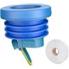predolo Flange per WC Anello di tenuta Sostituzione ispessita Accessorio antiodore per sanitari Impedisce il riflusso Anello di tenuta dello scarico