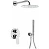Paini 💧 Paini Nove Miscelatore Incasso, Soffione, Braccio e Kit Doccia con Supporto Fisso