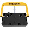 GMSLuu Blocco parcheggio auto serratura parcheggio auto serratura parcheggio telecomando automatico parcheggio serratura serratura pieghevole serratura parcheggio serratura con 2 chiavi (giallo)