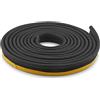 Bullenhitze Guarnizione per camino con bordo piatto, nastro sigillante autoadesivo Adatta a diversi modelli di camino Spartherm, 3 m, ø 18 x 6 mm.