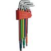 Fumasi 240404 Set Chiavi a Brugola, Multicolore, Set di 9 Pezzi