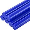 QUARKZMAN 6Pz Stick Colla a Caldo Dimensioni Standard per Pistola per Colle 11mm x 200mm Colla a Caldo Bastoncini Grandi Ricariche, Blu Brillante
