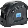 KKnoon Telemetro laser 2in1 5m Misuratore di nastro Righello Display LCD con retroilluminazione Misuratore di distanza Dispositivo di misurazione dell'edificio Volumi dell'area Attrezzatura topografica