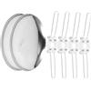 Artibetter Set 6 Pezzi Mollette Per Paralume Clip a Molla e Vassoio Di Supporto in Ferro 12 Cm Fissatore Per Paralume Per Lampade Da Tavolo Lampadari e Plafoniere Fai Da Te