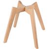 JIAOLUN123 Gambe Mobili in Legno Massello - Piedini per Mobili, Dello Sgabello, in Faggio, del Supporto del Vaso di Fiori, Della Sedia