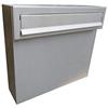 Letterbox24 A-050 Cassetta postale passante a recinzione in acciaio inox senza targhetta portanome - LETTERBOX24.de