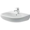 Duravit, lavabo monoforo da 55 cm, D-Code, 2310550000, bianco