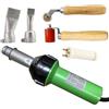 Beyondlife Pistola per saldatura in plastica ad aria calda, kit saldatore di riparazione in plastica, 2 ugelli per saldatura piatti, rullo per cucire in silicone da 40 mm e rullo per cucire in ottone