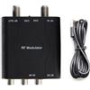 Yuanpgky M61A RF modulatore di segnale analogico AV al convertitore RF NTSC CH3/CH4 canale video con alimentazione USB, colore nero